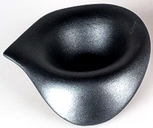 Schale Calla schwarz 20 cm